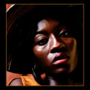 Sakina 8.5 by 11 in. autographed print